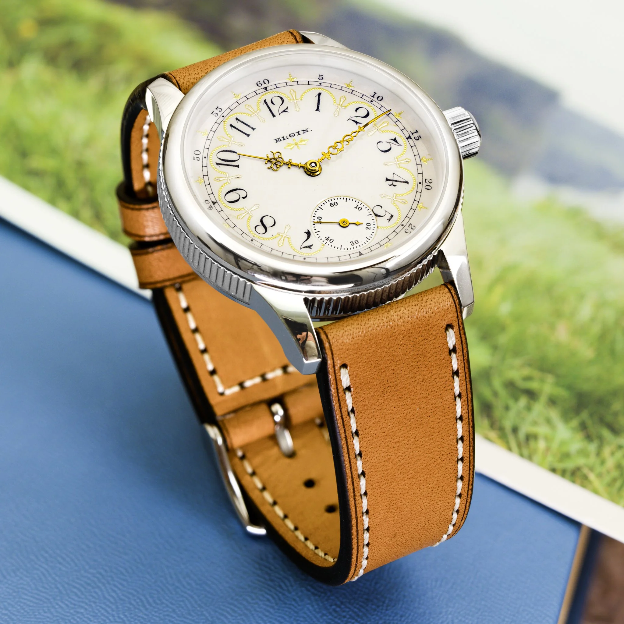 Elgin pocket watch conversion — Frett & Co Clockworks